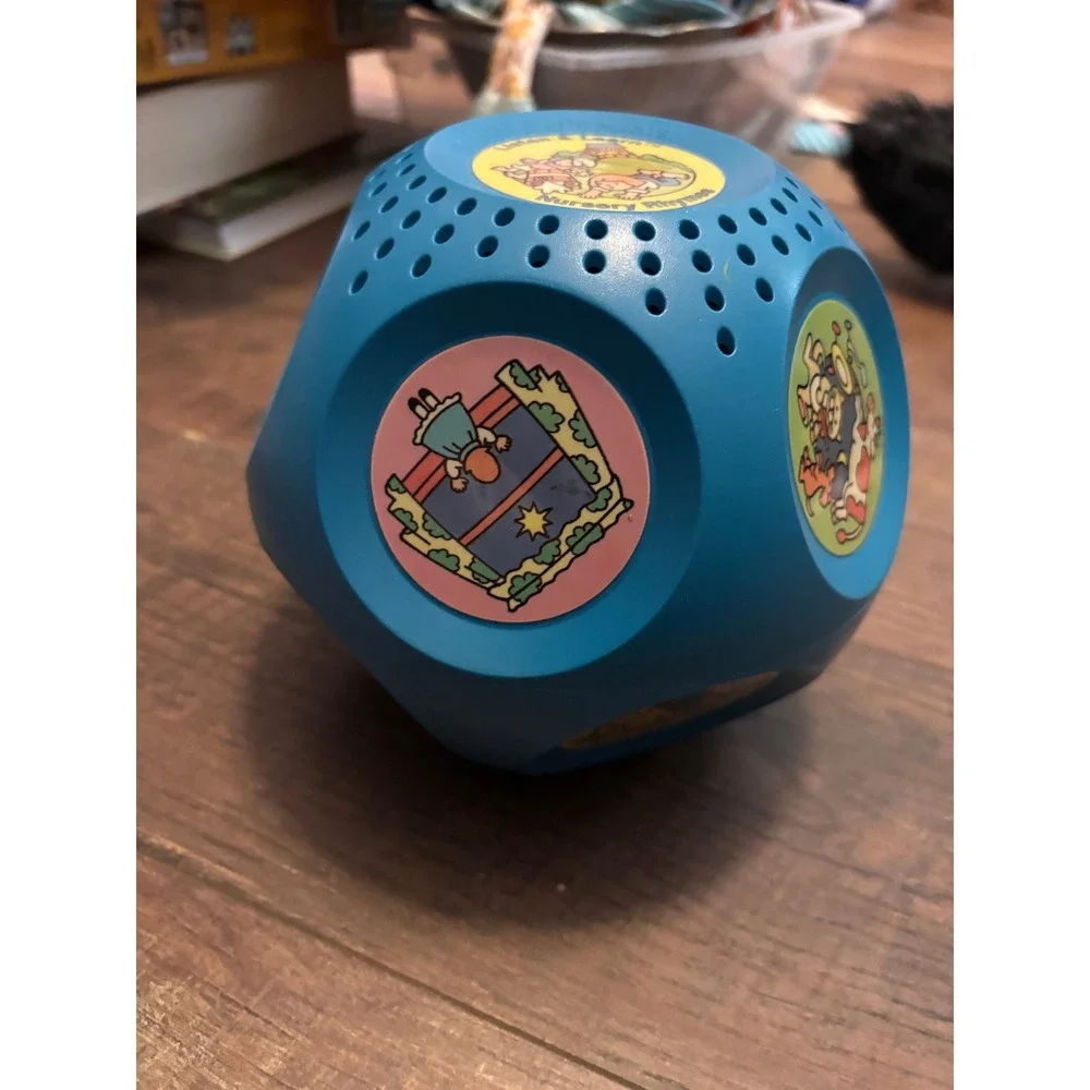 Texas Instruments Listen & Learn Nursery Rhymes Blue Electronic Toy Vintage